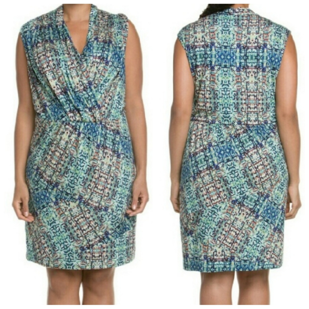 Nic + Zoe Sheath Dress Multi Plus Size
